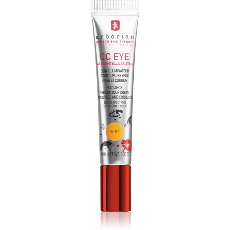 Erborian CC Eye tonizáló szemkörnyéki krém fiatalító hatással SPF 20 árnyalat Doré 10 ml-Ár
