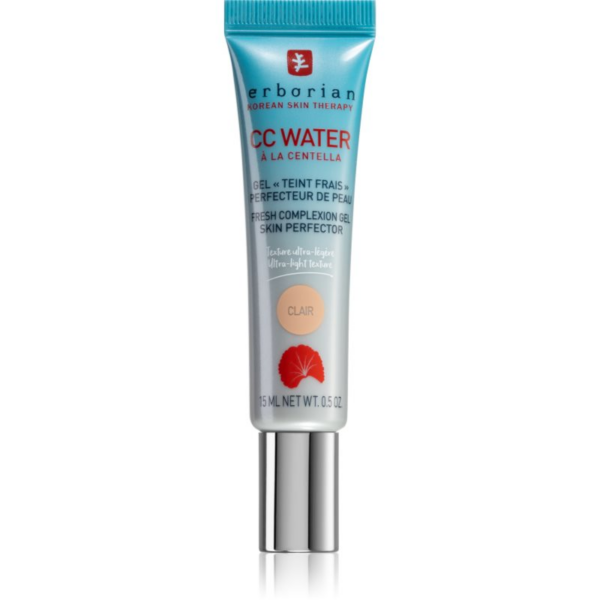 Erborian CC Water gyengéd tonizáló fluid kis csomagolás árnyalat Clair 15 ml-Ár