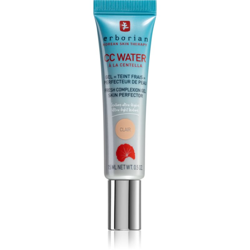 Erborian CC Water gyengéd tonizáló fluid kis csomagolás árnyalat Clair 15 ml-Ár