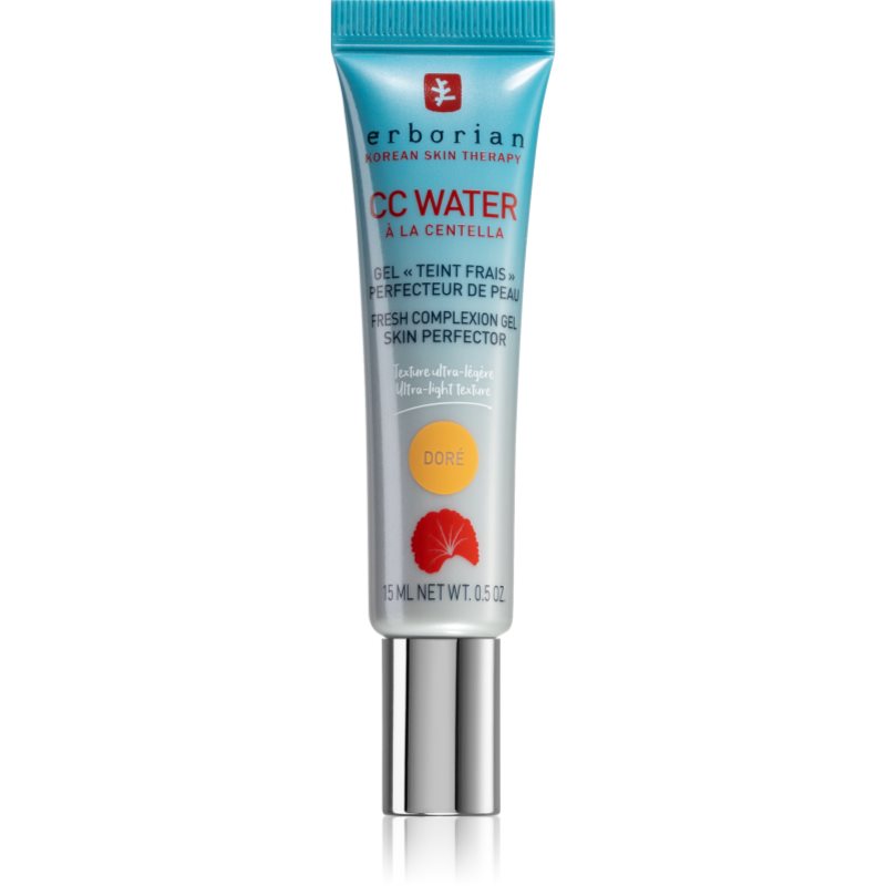 Erborian CC Water gyengéd tonizáló fluid kis csomagolás árnyalat Doré 15 ml-Ár