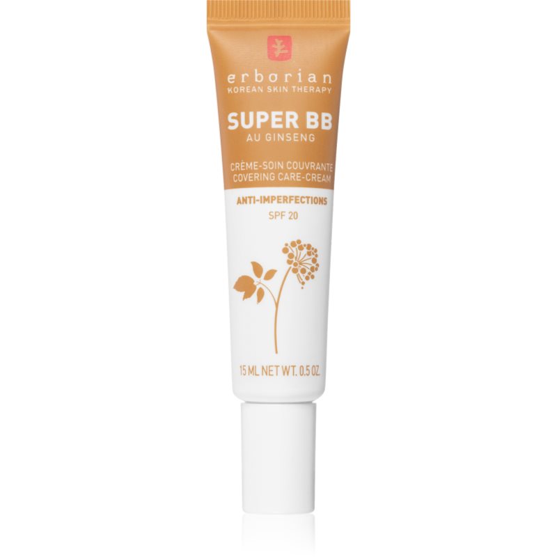 Erborian Super BB tónusegyesítő BB krém a bőr tökéletlenségeire kis csomagolás árnyalat Caramel 15 ml-Ár