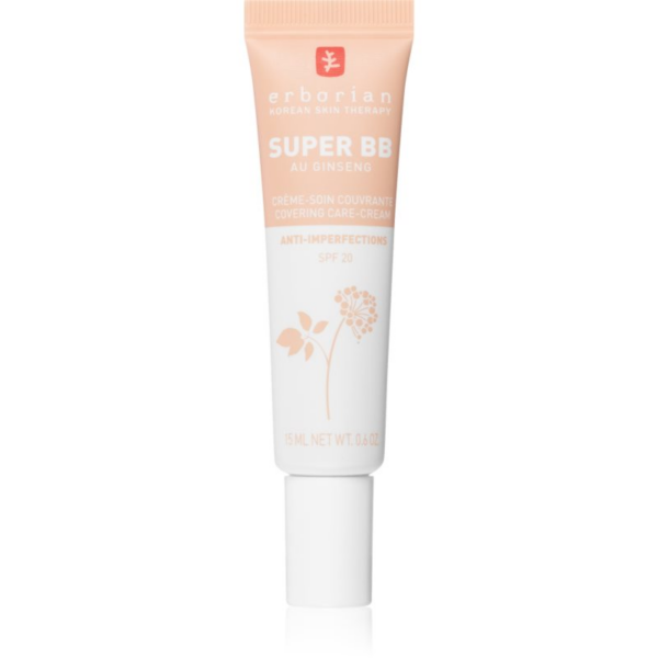 Erborian Super BB tónusegyesítő BB krém a bőr tökéletlenségeire kis csomagolás árnyalat Clair 15 ml-Ár