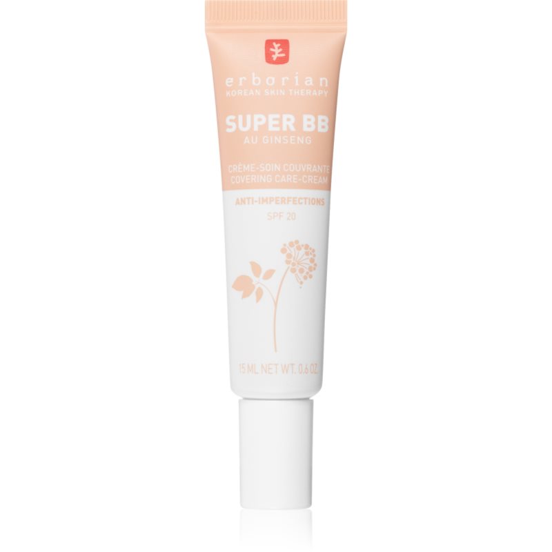Erborian Super BB tónusegyesítő BB krém a bőr tökéletlenségeire kis csomagolás árnyalat Clair 15 ml-Ár