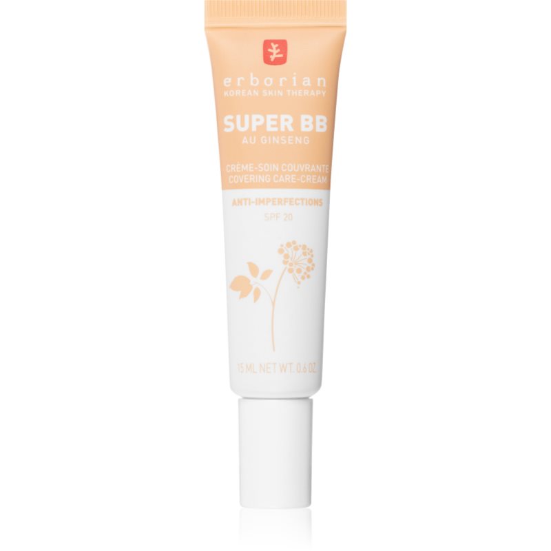 Erborian Super BB tónusegyesítő BB krém a bőr tökéletlenségeire kis csomagolás árnyalat Dore 15 ml-Ár