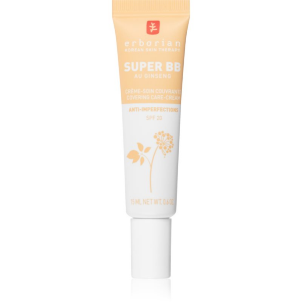 Erborian Super BB tónusegyesítő BB krém a bőr tökéletlenségeire kis csomagolás árnyalat Nude 15 ml-Ár