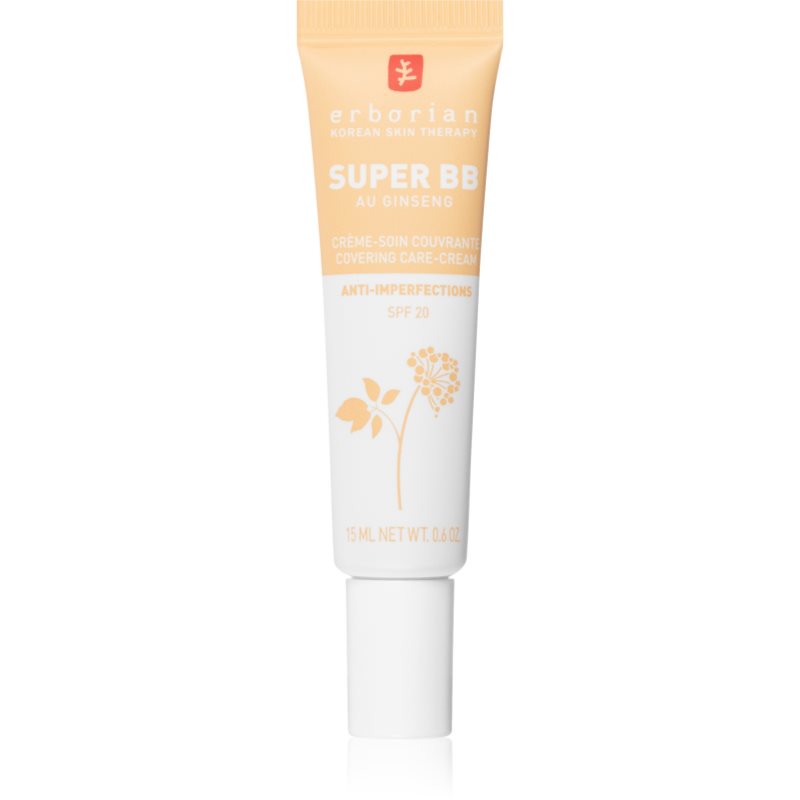 Erborian Super BB tónusegyesítő BB krém a bőr tökéletlenségeire kis csomagolás árnyalat Nude 15 ml-Ár