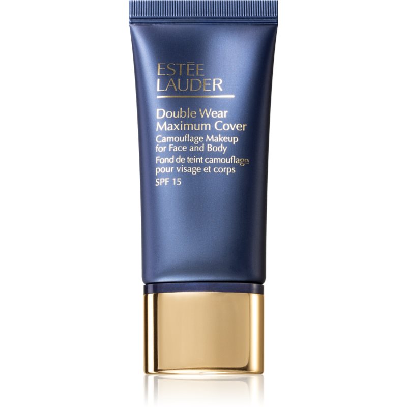 Estée Lauder Double Wear Maximum Cover Camouflage Makeup for Face and Body SPF 15 fedő hatású alapozó arcra és testre árnyalat 3N1 Ivory Beige 30 ml-Eredeti