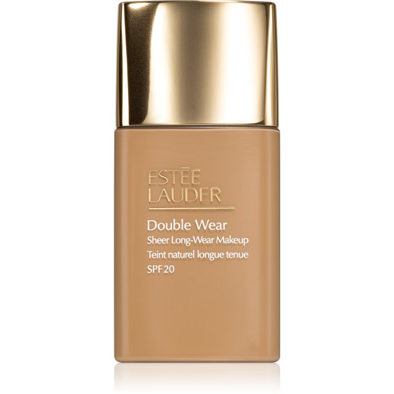 Estée Lauder Double Wear Sheer Long-Wear Makeup SPF 20 könnyű mattító alapozó SPF 20 árnyalat 4W1 Honey Bronze 30 ml-Ár