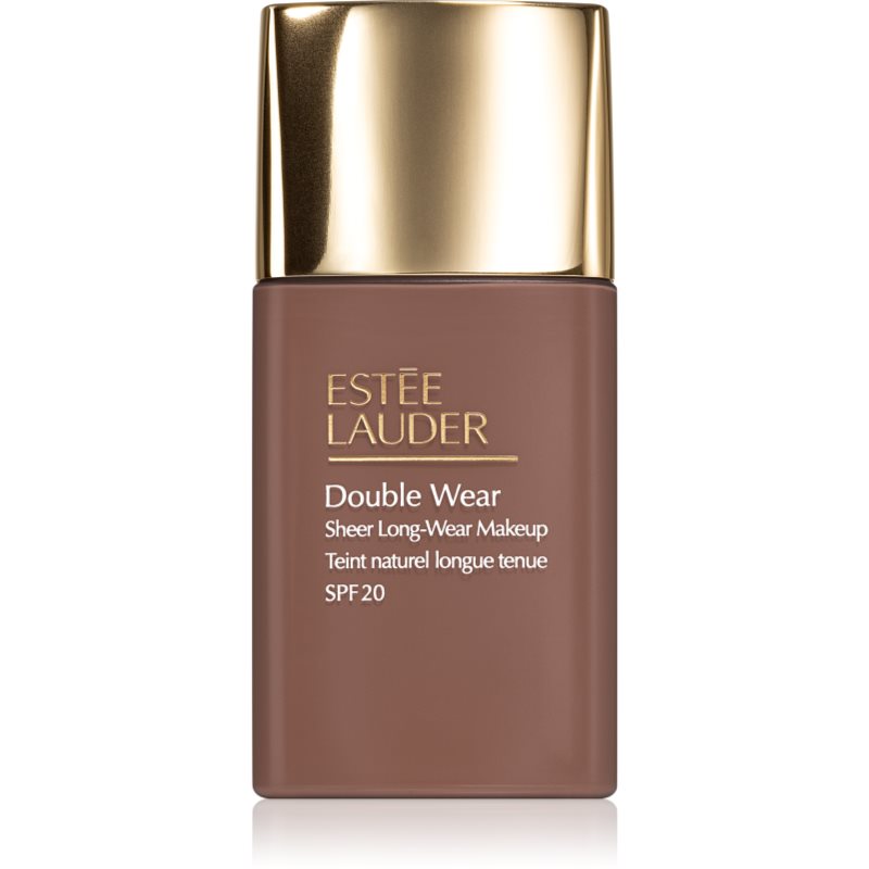 Estée Lauder Double Wear Sheer Long-Wear Makeup SPF 20 könnyű mattító alapozó SPF 20 árnyalat 8C1 Rich Java 30 ml-Ár