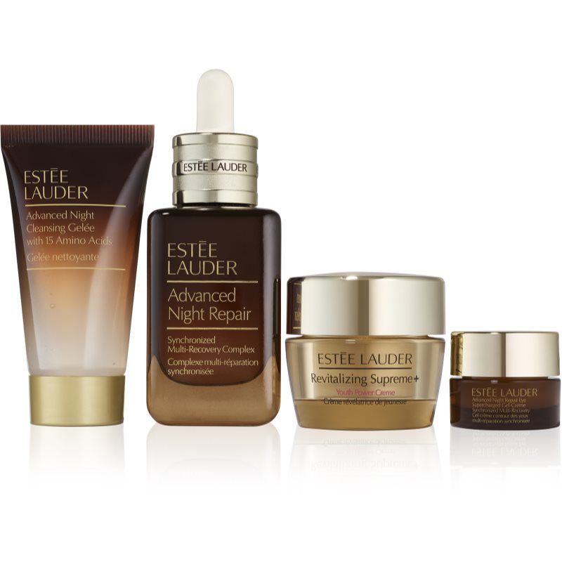 Estée Lauder Nightly Renewal Cleanse + Repair + Glow Set ajándékszett éjszakára