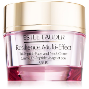 Estée Lauder Resilience Multi-Effect Tri-Peptide Face and Neck Creme SPF 15 intenzíven tápláló krém normál és kombinált bőrre SPF 15 50 ml-Eredeti
