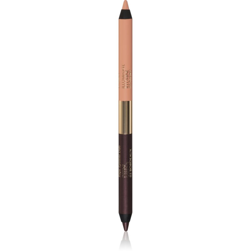 Estée Lauder Smoke & Brighten Kajal Eyeliner Duo kajal szemceruza árnyalat Bordeaux / Ivory 1 g-Ár