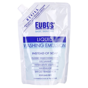 Eubos Basic Skin Care Blue parfümmentes tisztító emulzió utántöltő 400 ml-Eredeti