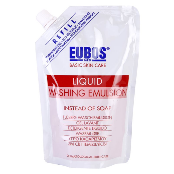 Eubos Basic Skin Care Red tisztító emulzió utántöltő 400 ml-Eredeti