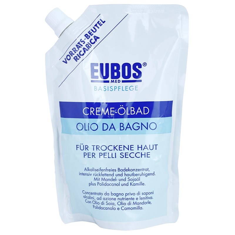 Eubos Basic Skin Care tusoló és fürdőolaj utántöltő 400 ml-Ár