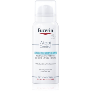 Eucerin AtopiControl azonnali enyhülést nyújtó spray a viszketés és a kiütések ellen 50 ml-Eredeti