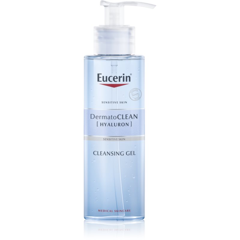 Eucerin DermatoClean tisztító gél az arcbőrre hidratáló hatással 200 ml-Eredeti