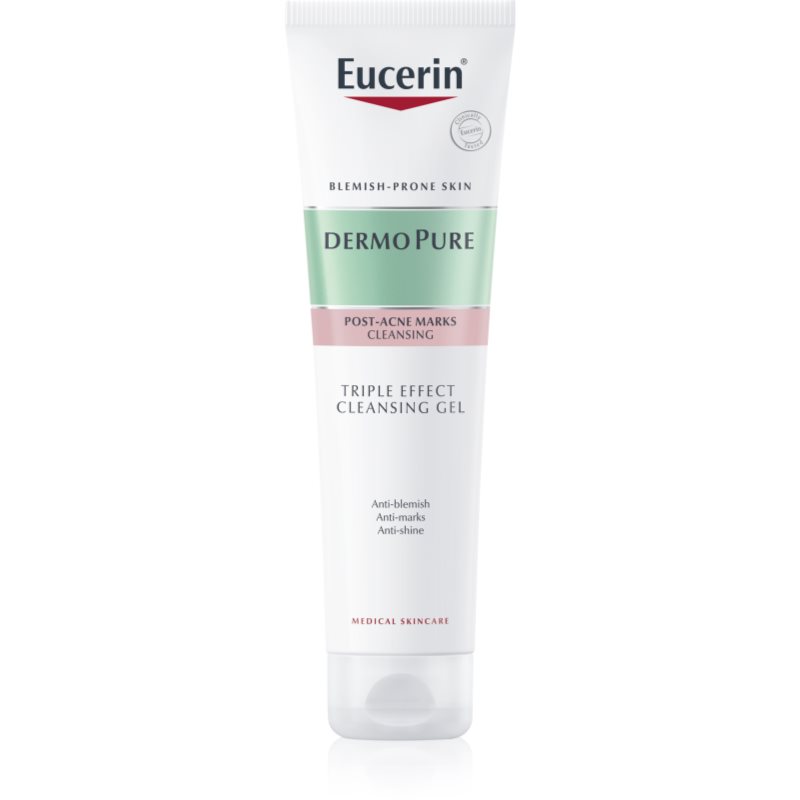 Eucerin DermoPure Triple Effect Cleansing Gel hámlasztó tisztító gél hármas hatással 150 ml