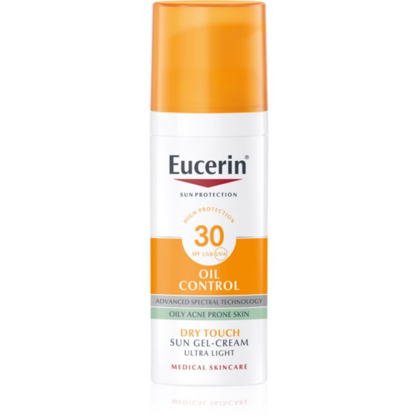 Eucerin Sun Oil Control védő géles krém az arcra SPF 30 50 ml-Ár