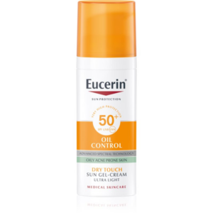 Eucerin Sun Oil Control védő géles krém az arcra SPF 50+ 50 ml-Ár