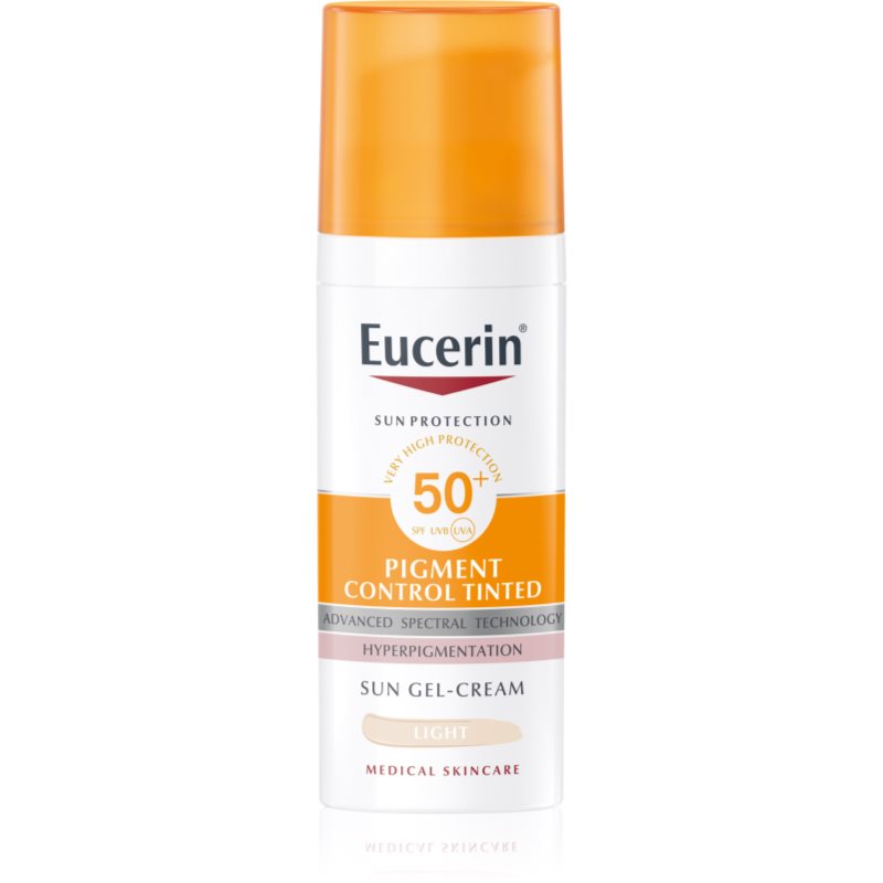 Eucerin Sun Pigment Control Tinted Védőemulzió a bőr hiperpigmentációja ellen SPF 50+ árnyalat Light 50 ml-Ár