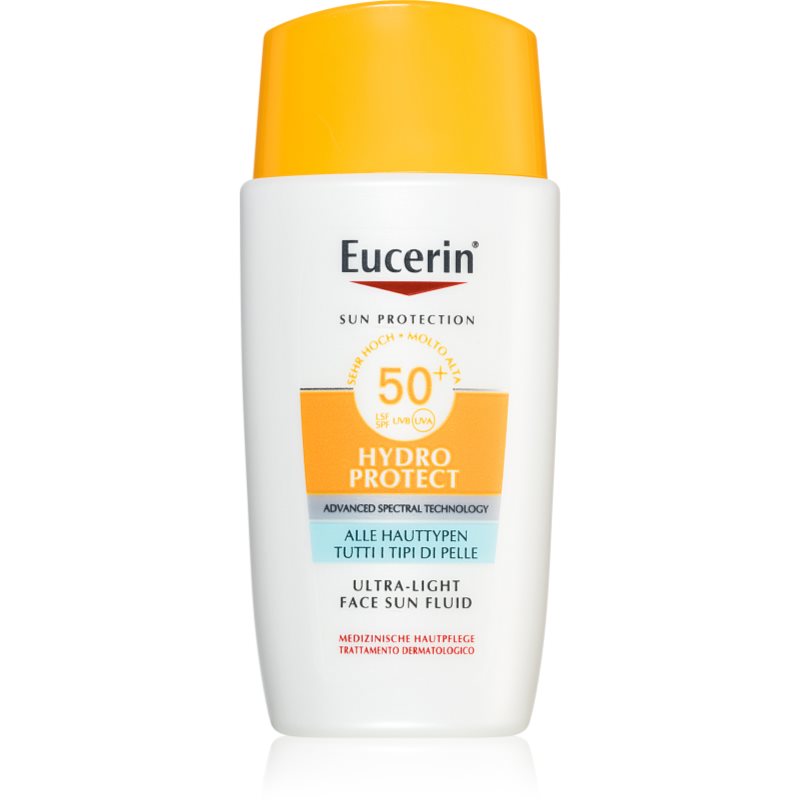 Eucerin Sun Protection napozó fluid az arcra SPF 50+ 50 ml-Ár