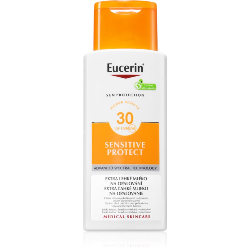 Eucerin Sun Sensitive Protect könnyű tej napozáshoz SPF 30 150 ml-Ár