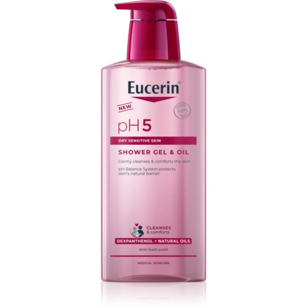 Eucerin pH5 Shower Gel & Oil nyugtató tusfürdő 400 ml-ár