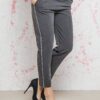 Euphora carrot pants with anthracite stripes