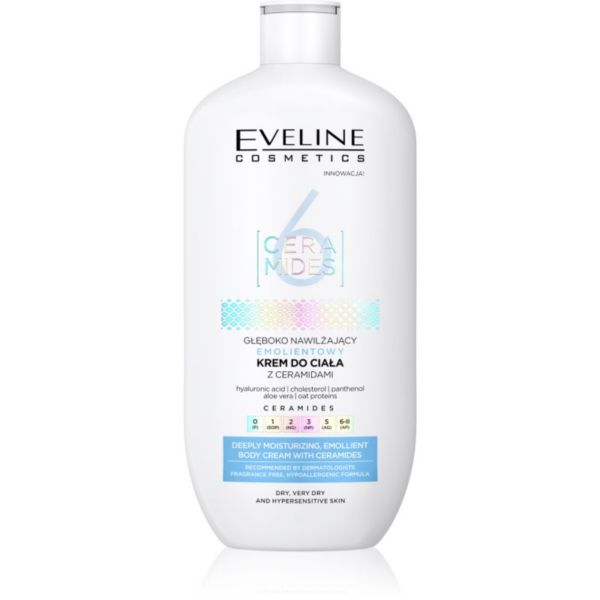 Eveline Cosmetics 6 Ceramides hidratáló testkrém Száraz