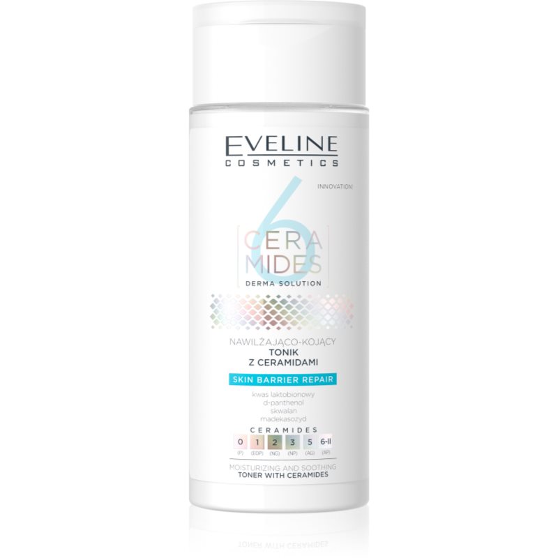 Eveline Cosmetics 6 Ceramides nyugtató és hidratáló tonik ceramidokkal 150 ml