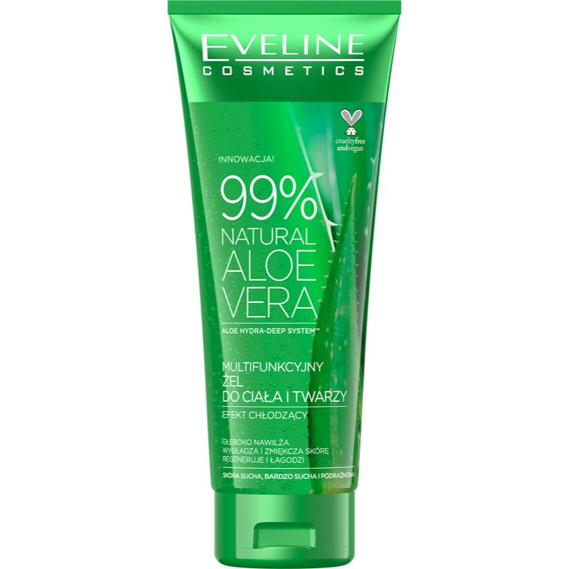 Eveline Cosmetics 99% Natural Aloe Vera hidratáló gél arcra és testre 250 ml-Ár