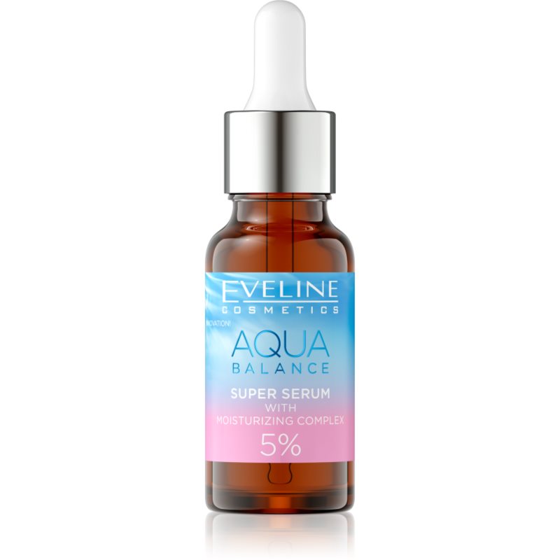 Eveline Cosmetics Aqua Balance Trehalose + PGA Acid Intenzíven hidratáló szérum hialuronsavval 18 ml