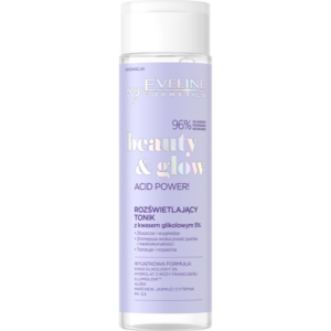 Eveline Cosmetics Beauty & Glow Acid Power! bőrélénkítő és hidratáló arcvíz 200 ml-Ár