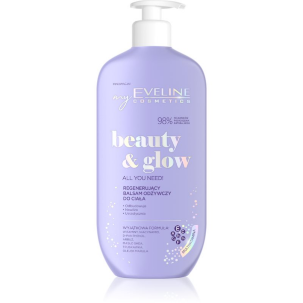Eveline Cosmetics Beauty & Glow All You Need! regeneráló testbalzsam tápláló hatással 350 ml-Ár