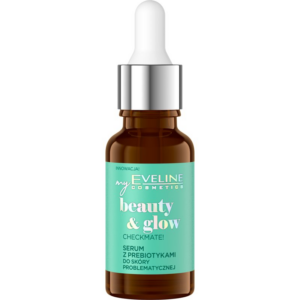 Eveline Cosmetics Beauty & Glow Checkmate! mattító szérum a kitágult pórusok ősszehúzására prebiotikumokkal 18 ml-Ár