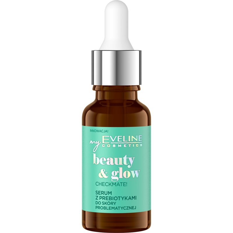 Eveline Cosmetics Beauty & Glow Checkmate! mattító szérum a kitágult pórusok ősszehúzására prebiotikumokkal 18 ml-Ár