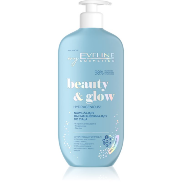 Eveline Cosmetics Beauty & Glow Hydragenious! hidratáló és feszesítő testápoló tej 350 ml-Ár