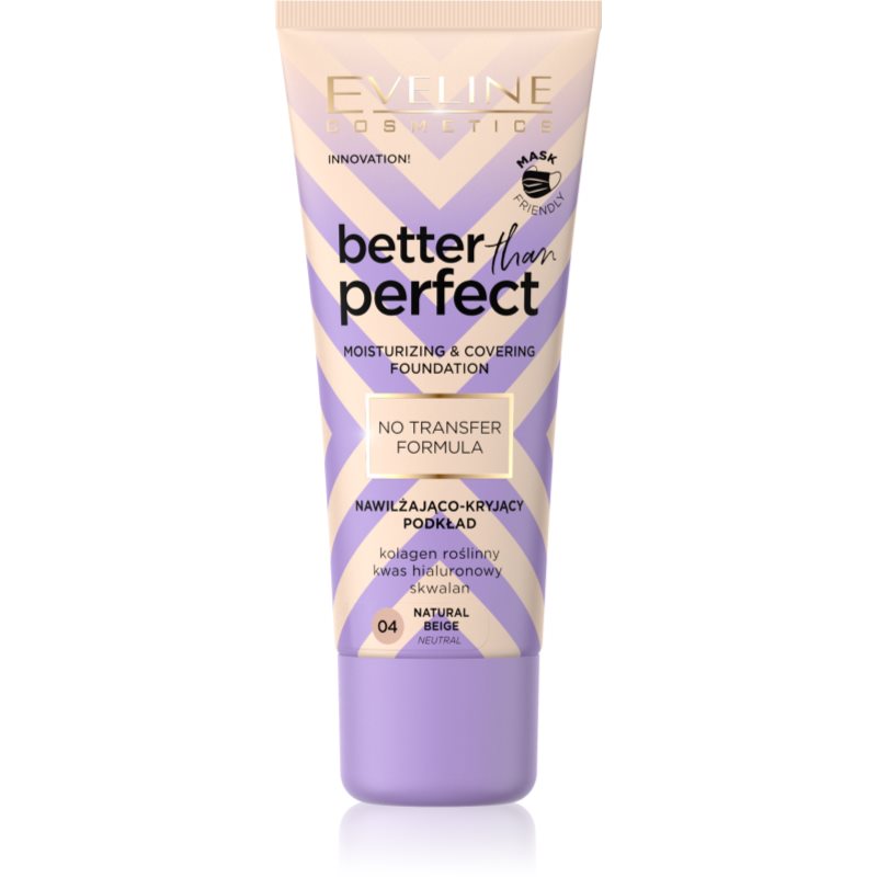 Eveline Cosmetics Better than Perfect fedő hatású alapozó hidratáló hatással árnyalat 04 Natural Beige Neutral 30 ml-Ár