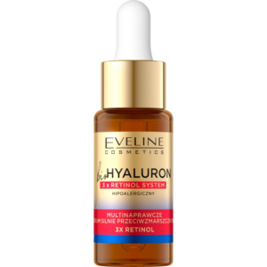 Eveline Cosmetics Bio Hyaluron 3x Retinol System éjszakai ránctalanító szérum 18 ml-Ár