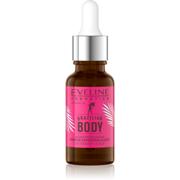 Eveline Cosmetics Brazilian Body önbarnító cseppek arcra és testre 18 ml-Ár