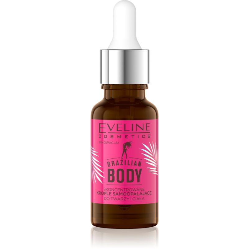 Eveline Cosmetics Brazilian Body önbarnító cseppek arcra és testre 18 ml-Ár