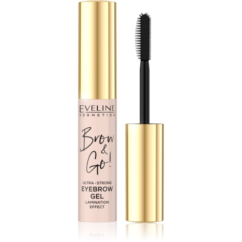 Eveline Cosmetics Brow & Go! szemöldökzselé extra erős fixáló hatású 6 ml-Ár