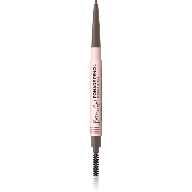 Eveline Cosmetics Brow & Go! vízálló szemöldökceruza 2in1 kefével árnyalat Taupe 4 g-Ár