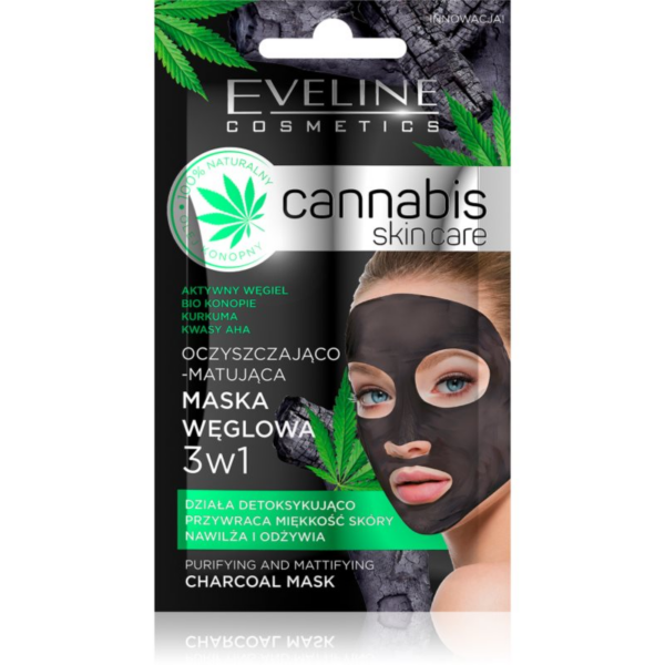 Eveline Cosmetics Cannabis tisztító agyagos arcmaszk 7 ml-Eredeti