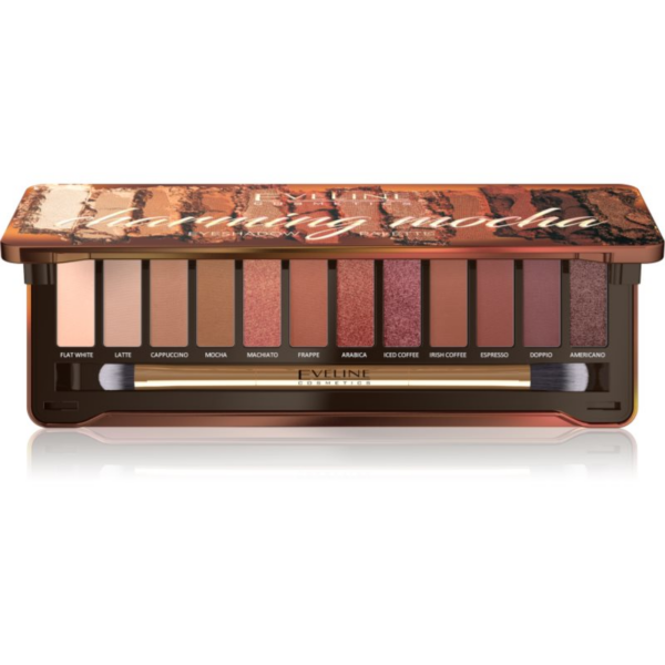 Eveline Cosmetics Charming Mocha szemhéjfesték paletta 12 g-Ár
