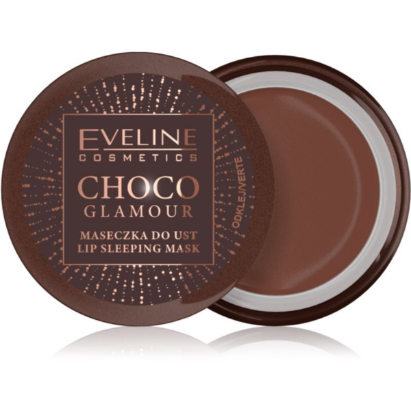 Eveline Cosmetics Choco Glamour éjszakai regeneráló maszk az ajkakra 12 ml-Ár
