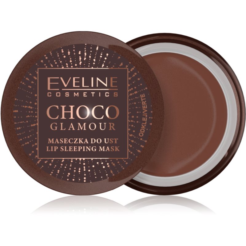 Eveline Cosmetics Choco Glamour éjszakai regeneráló maszk az ajkakra 12 ml-Ár