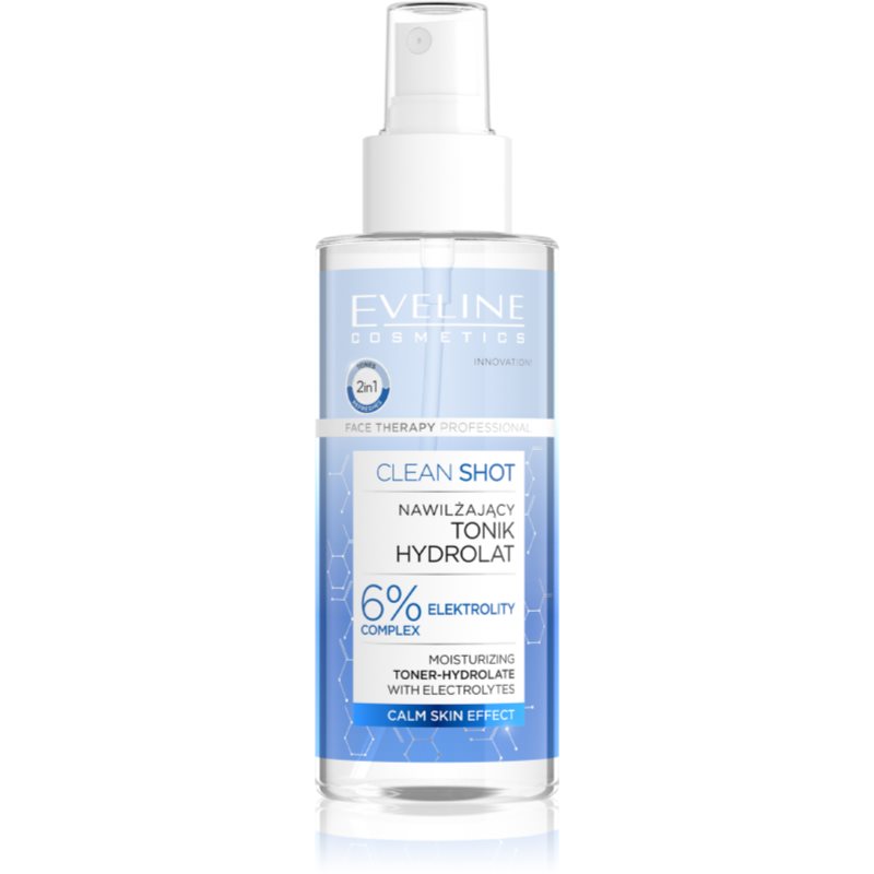 Eveline Cosmetics Clean Shot 6% Electrolyte Complex hidratáló tonik 150 ml