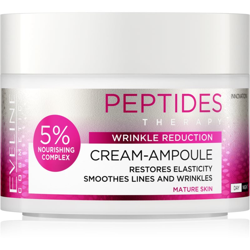 Eveline Cosmetics Cream-Ampoule Peptides feszesítő krém a ráncok ellen 50 ml